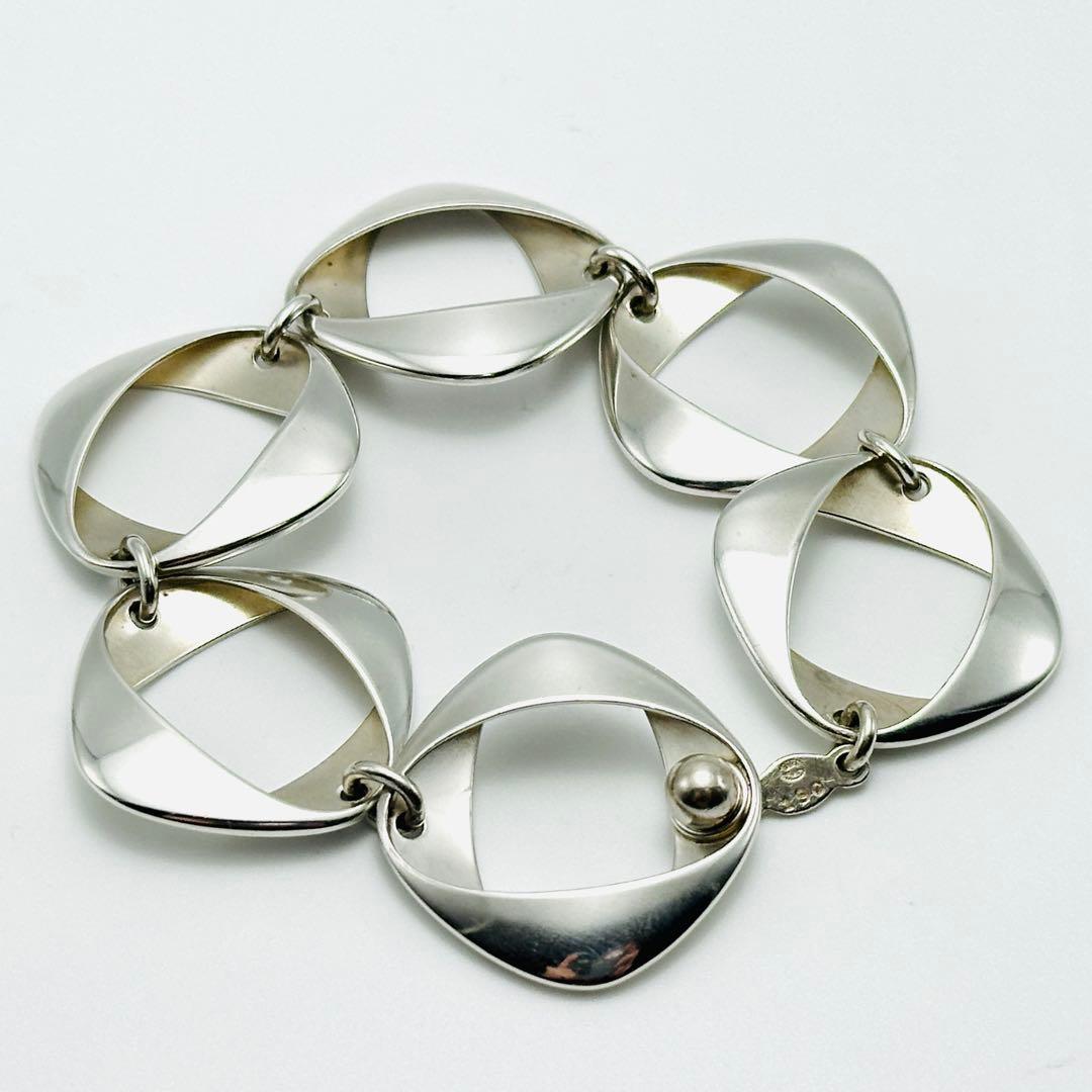 GEORG JENSEN 190 ヘニングコッペル シルバーブレスレット 925 - メルカリ