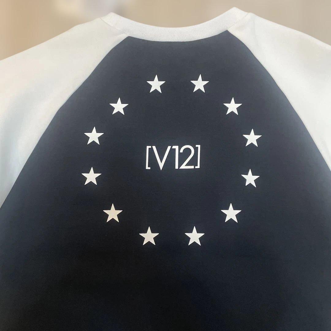 ゴルフウェア　 トップス　黒/白 [V12]