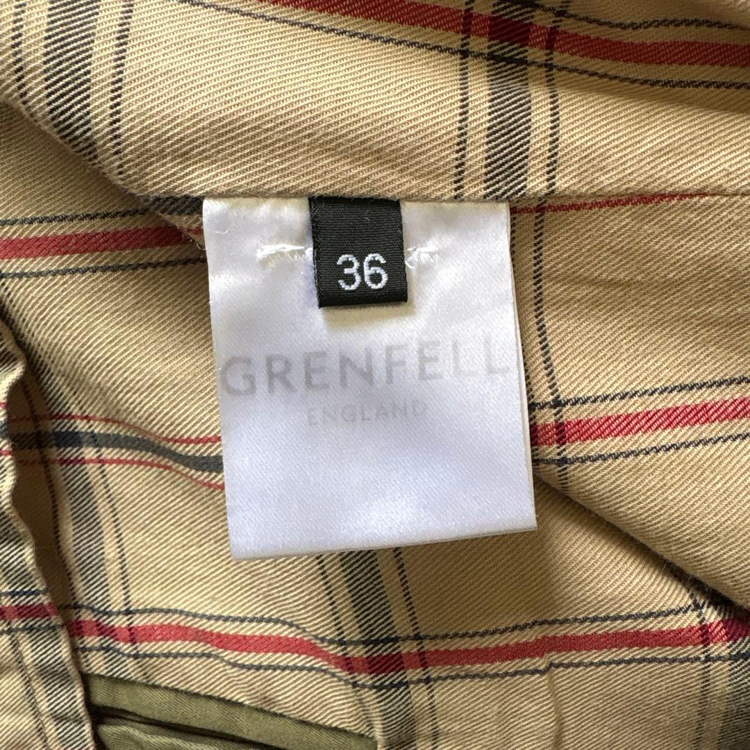 36：ビームスF × グレンフェル SlimCampbell ステンカラーコート