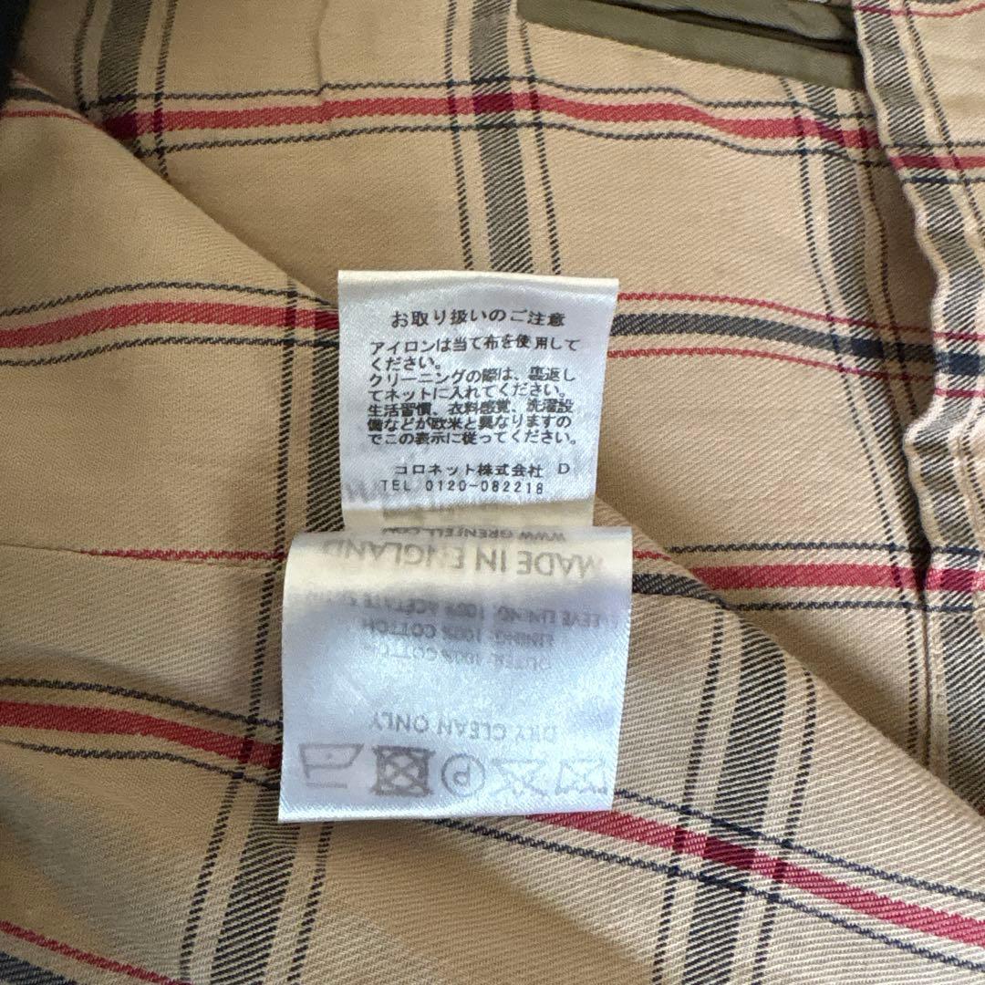 36：ビームスF × グレンフェル SlimCampbell ステンカラーコート