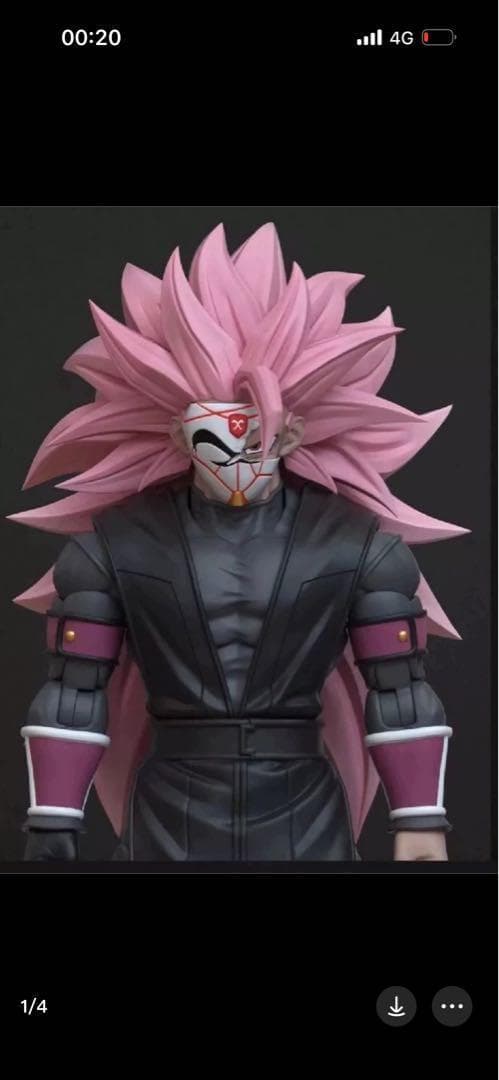 海外限定 s.h.figuarts ドラゴンボール 紅き仮面の超サイヤ人ロゼ