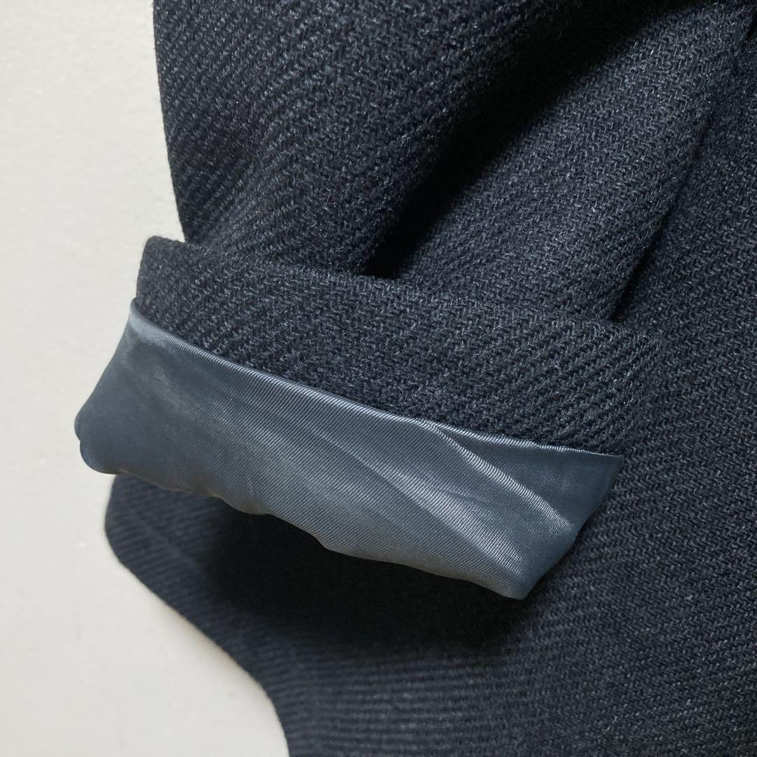 超美品 ヒューゴボス メンズ 中綿ビジネスコート