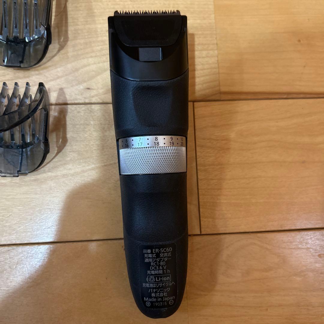 パナソニック バリカン ヘアカッター リニア ER-SC60-S