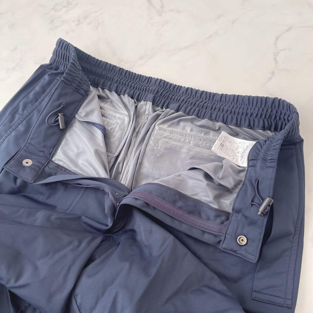 【未使用級】23区ゴルフ レインウェア セットアップ 上下 ネイビー M〜L