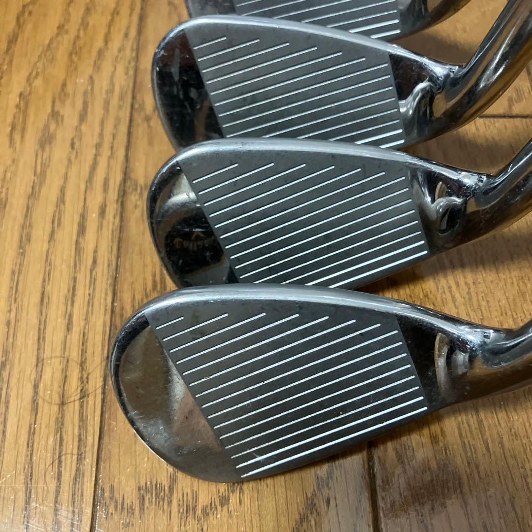 キャロウェイ　WARBIRD アイアン 4本 スチール製