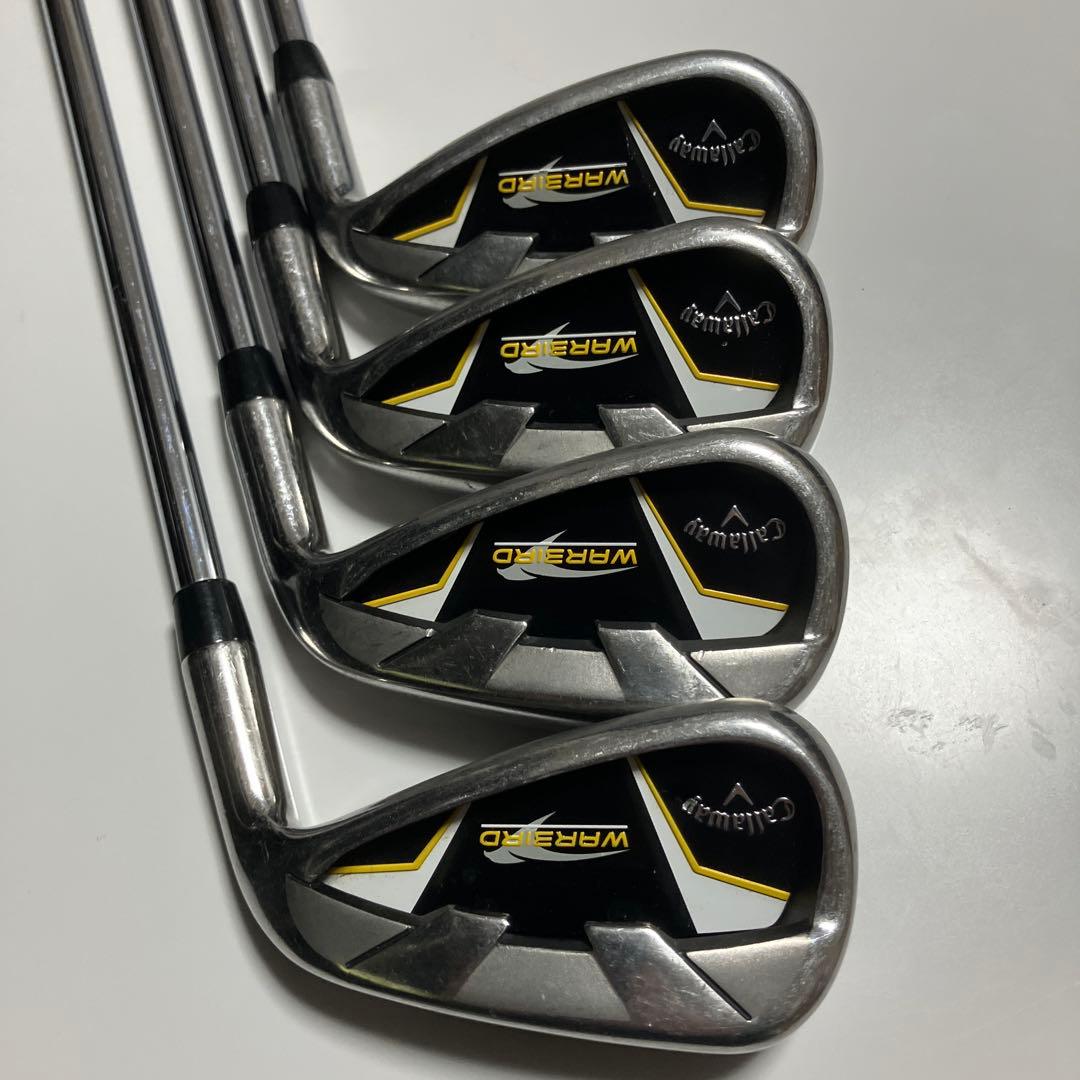 キャロウェイ　WARBIRD アイアン 4本 スチール製