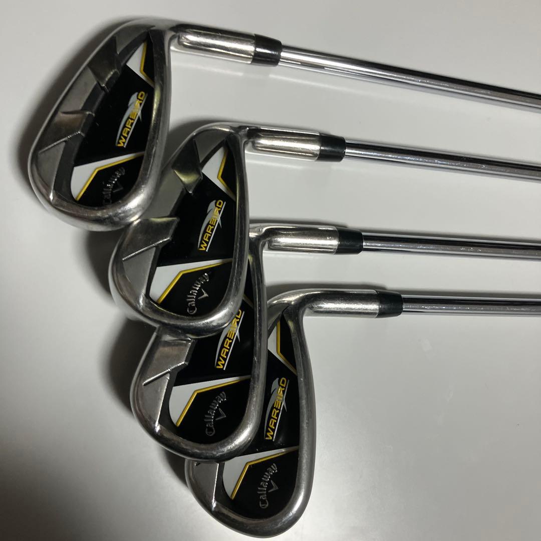 キャロウェイ　WARBIRD アイアン 4本 スチール製