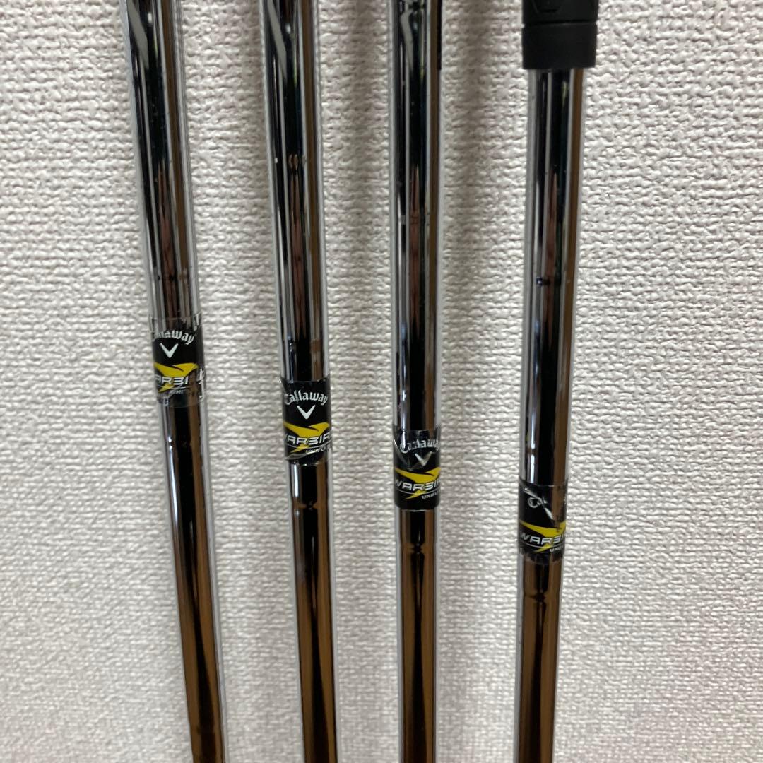 キャロウェイ　WARBIRD アイアン 4本 スチール製