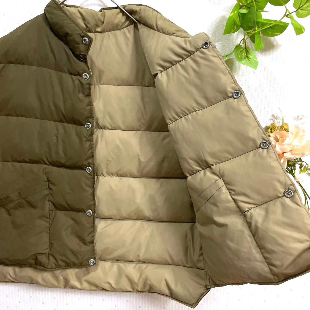 ショットニューヨーク USA製 ダウンベスト リバーシブル グースダウン60%