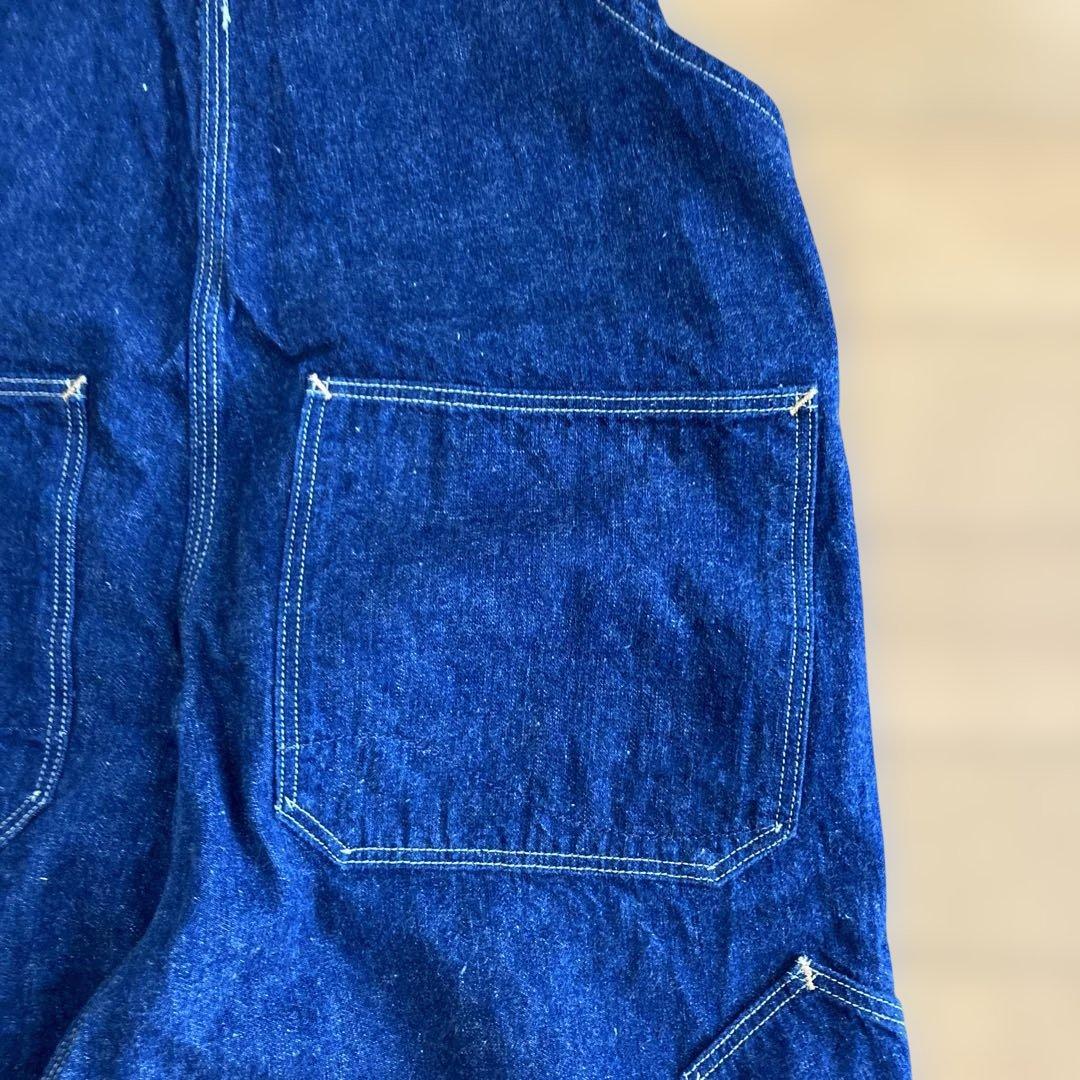 【or slow /オアスロウ】サロペット　インディゴ