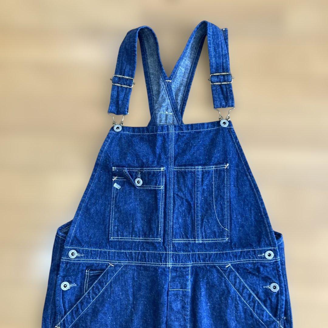 【or slow /オアスロウ】サロペット　インディゴ