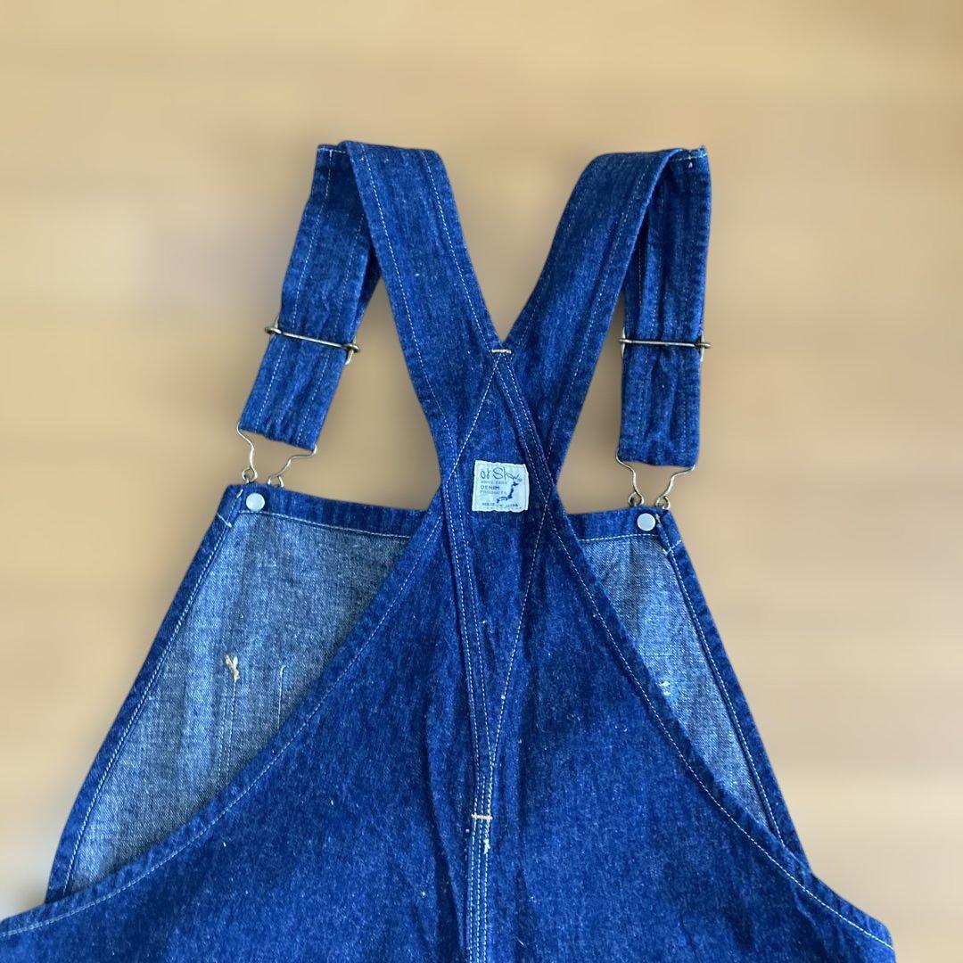 【or slow /オアスロウ】サロペット　インディゴ
