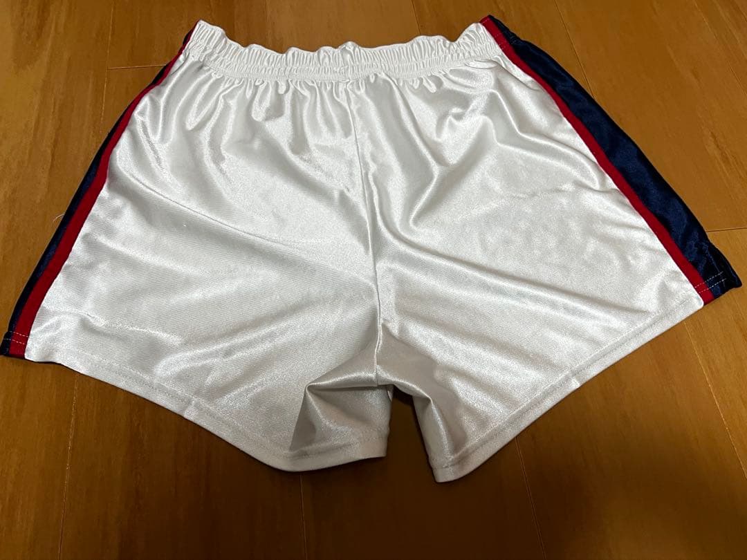 東山高校 バレー部 旧ゲームパンツ アシックス 白×紺×赤 春高 全国