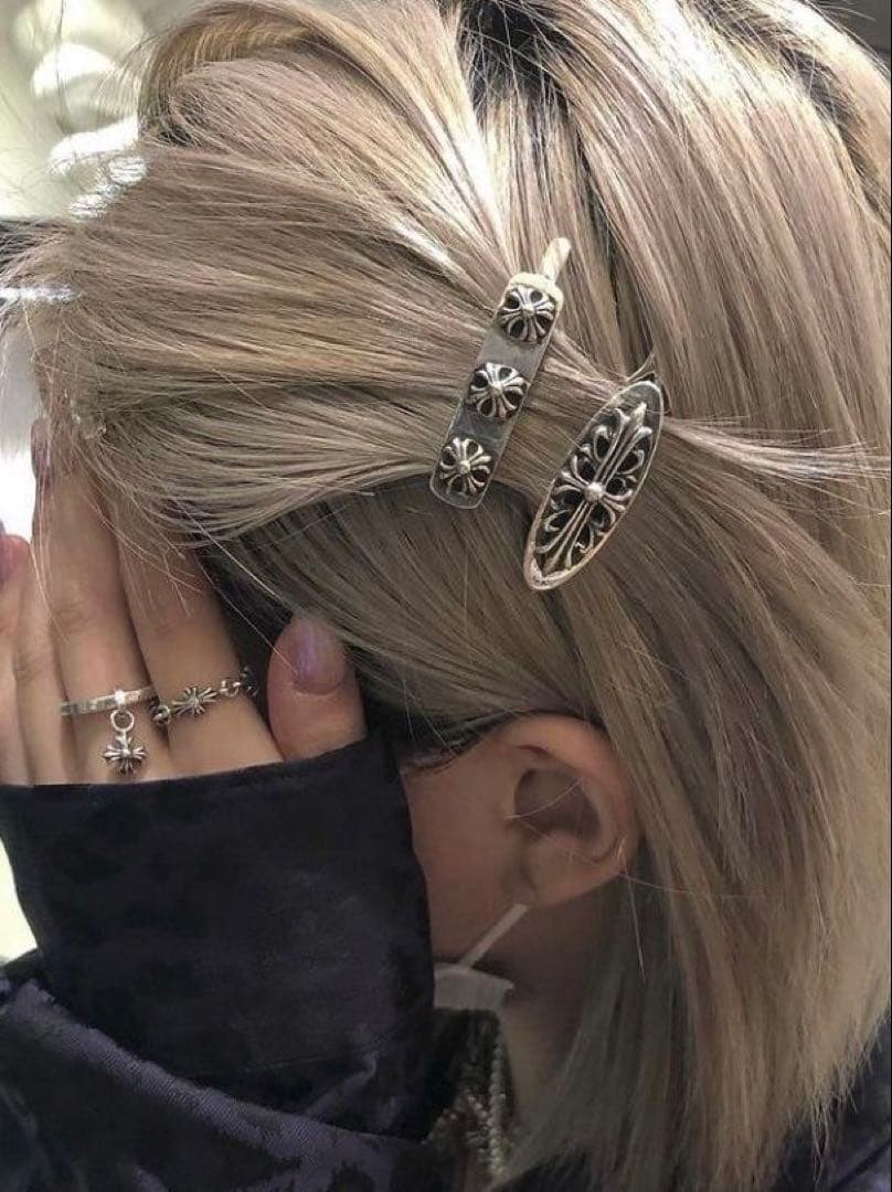 CHROME HEARTS FLRL CRS バレッタ BARRETTE