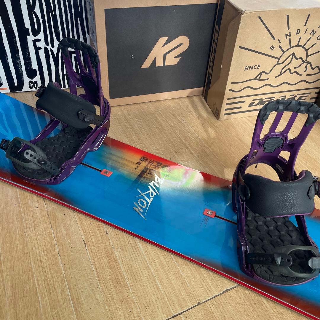 BURTON　バートン　プロスペックマクモリス愛用スノーボード　バインディング付