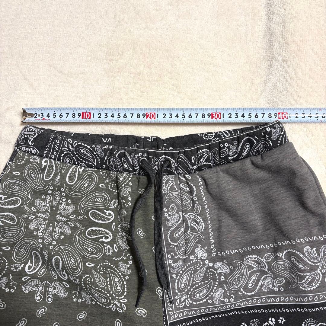 【美品】RVCA ルーカ パーカー セットアップ バンダナ柄 ペイズリー柄