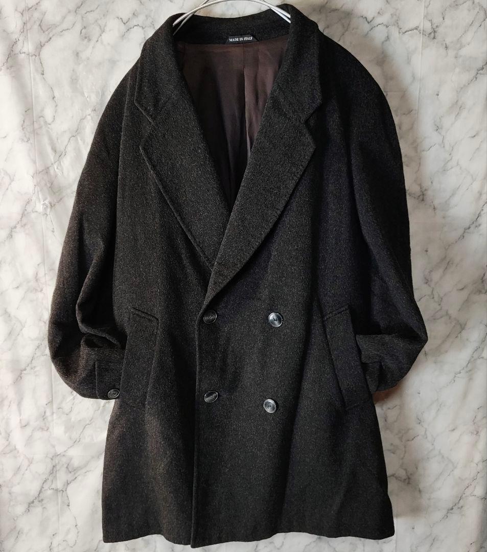 【R&D Marini】美品 カシミヤ100% タブルブレストチェスターコート