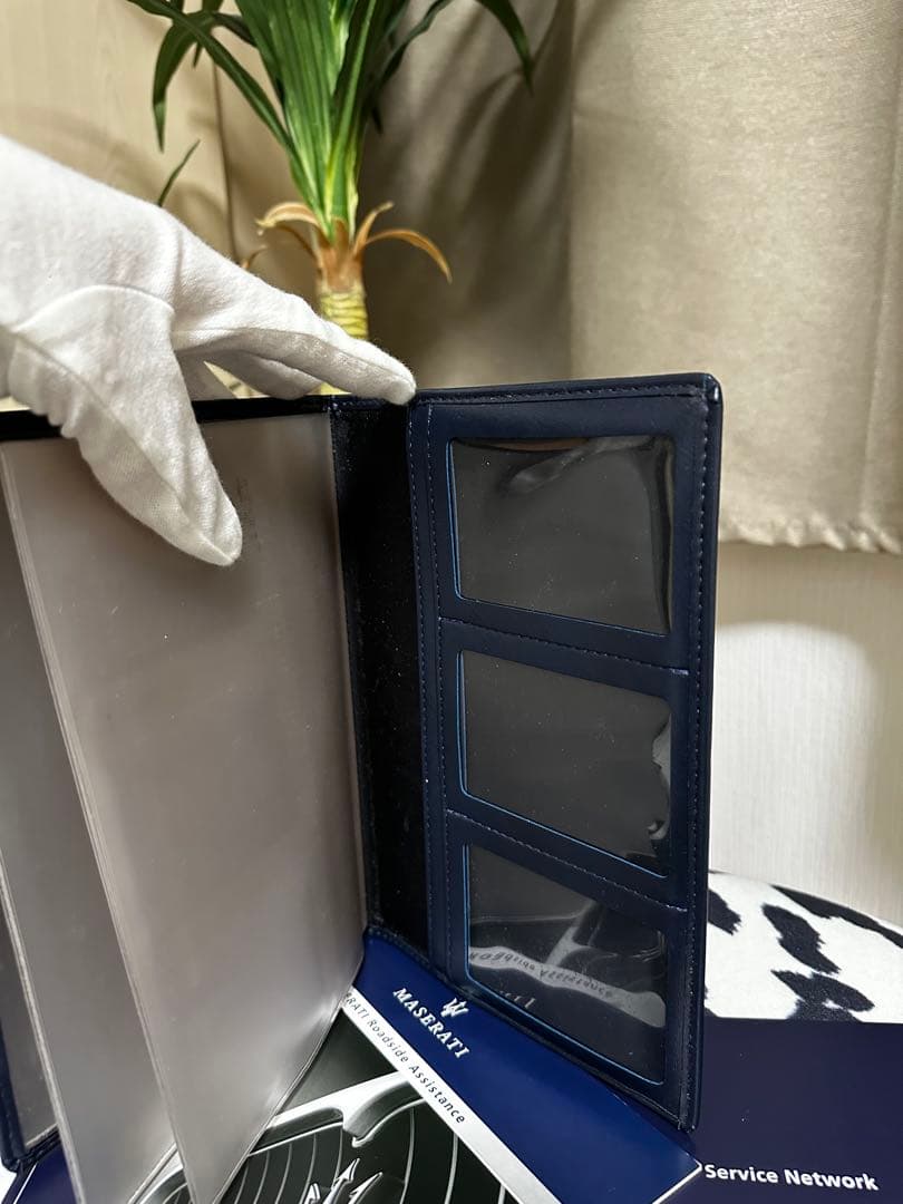 MASERATI マセラティ純正品 車検証入れ 取説カバー ユーザーマニュアル
