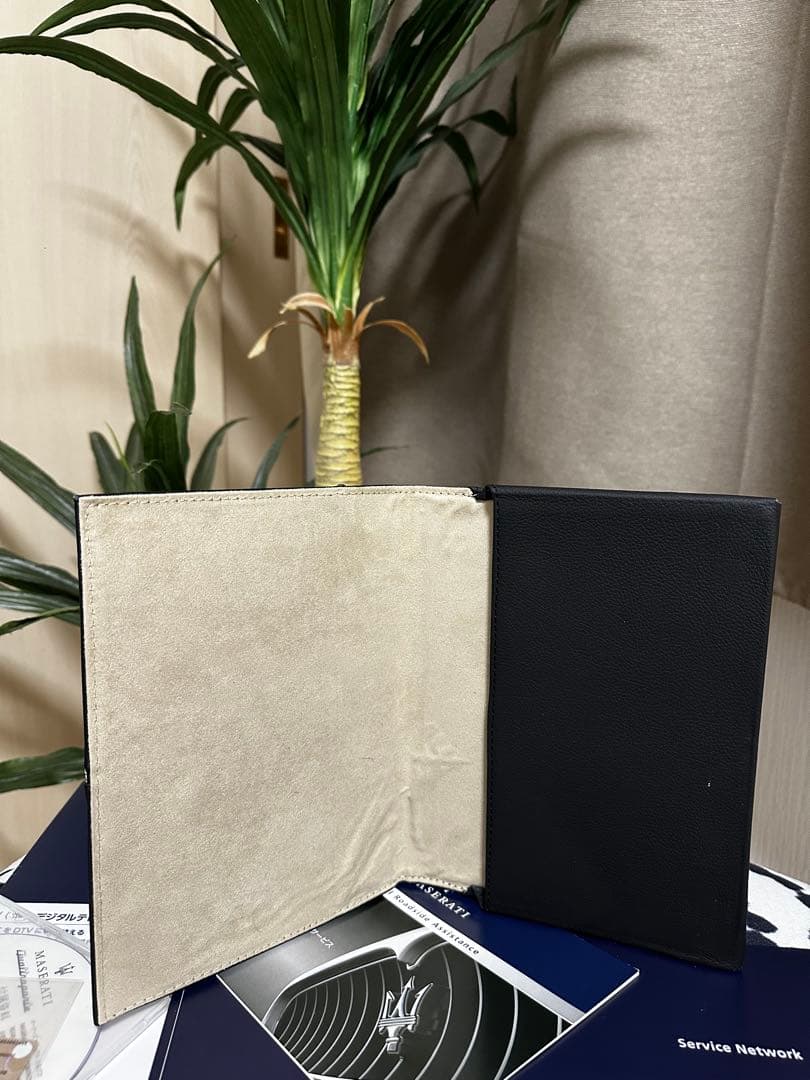 MASERATI マセラティ純正品 車検証入れ 取説カバー ユーザーマニュアル