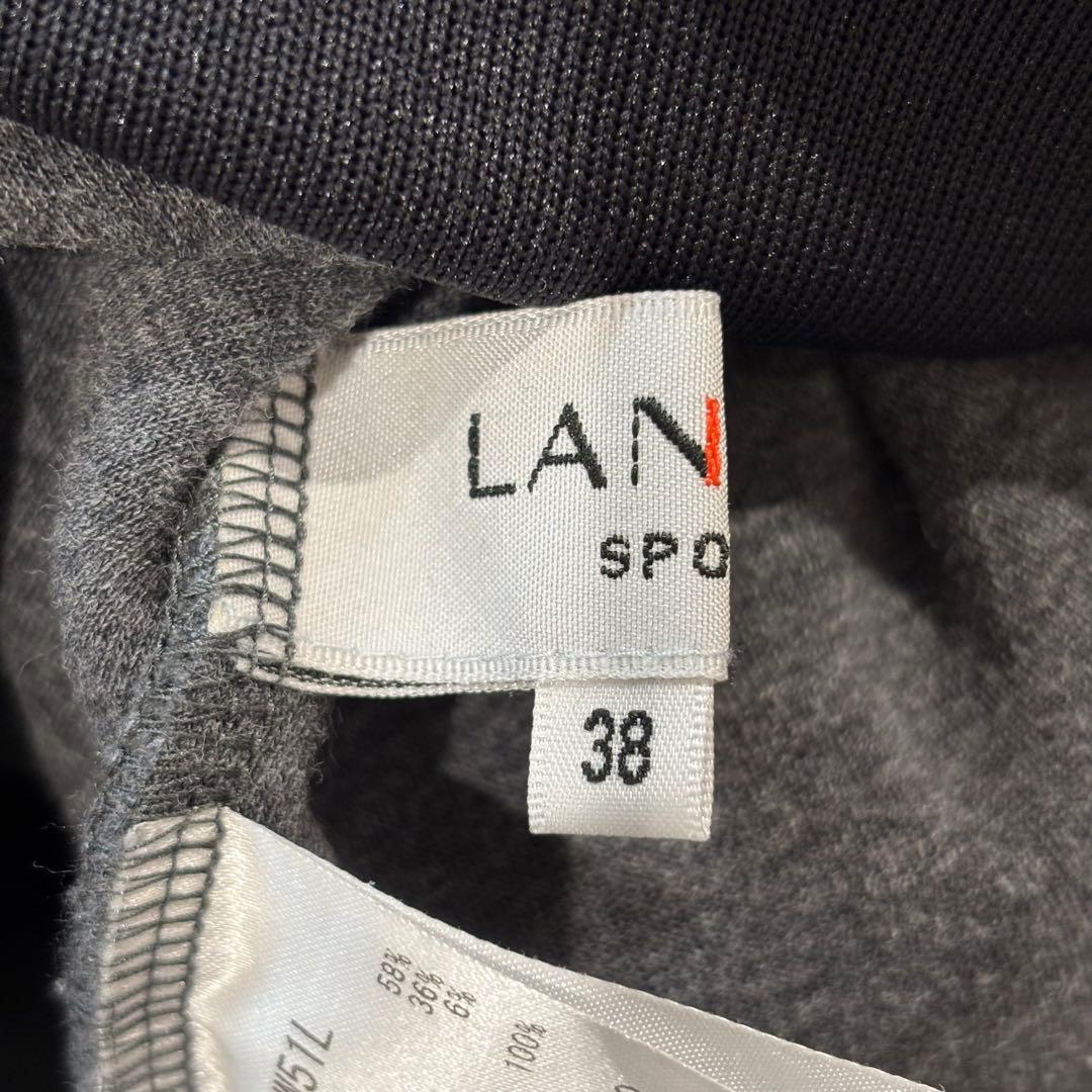 ランバン スポール ボアカットソー レディース 起毛 ゆったりシルエット ゴルフ