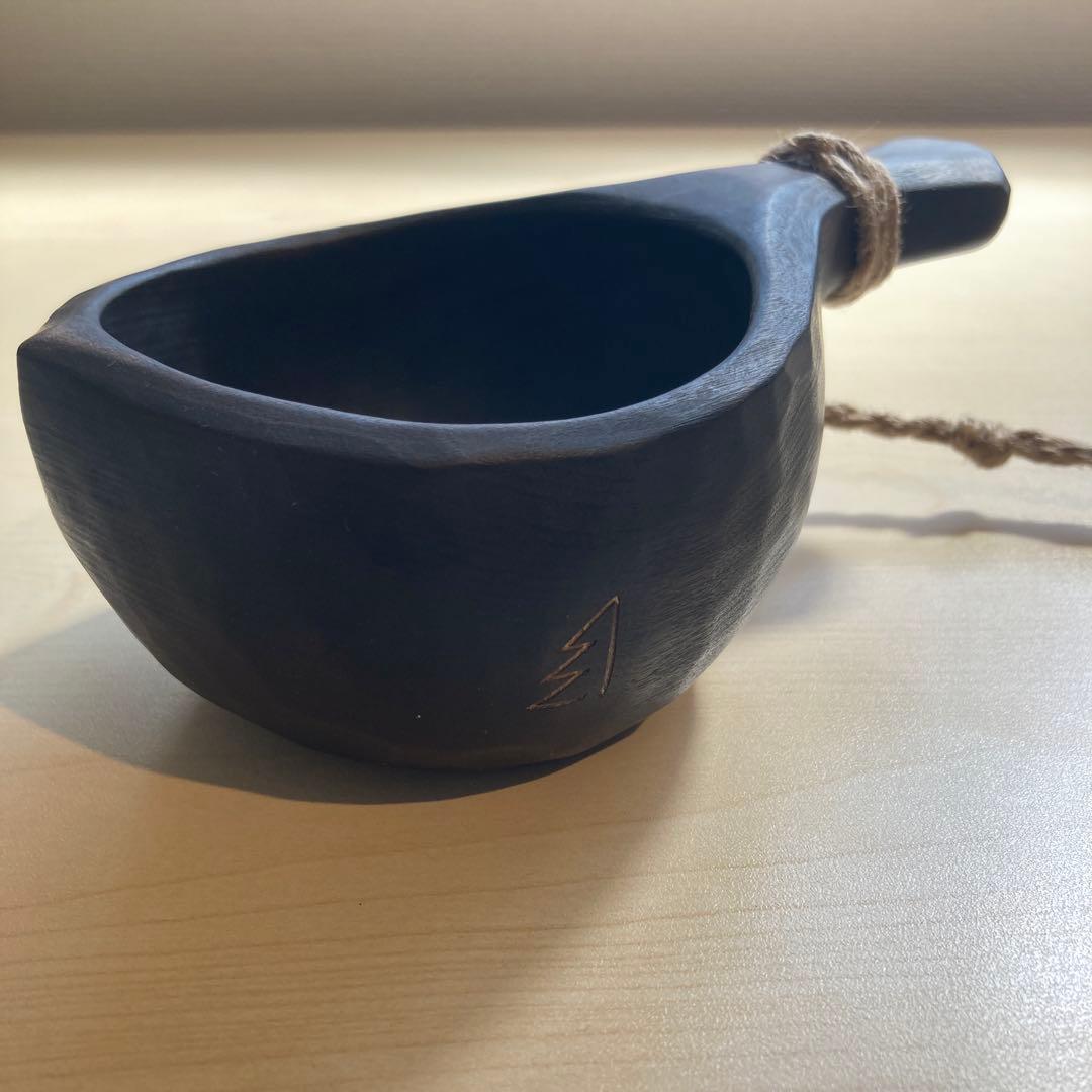 【新品】ソウルオブシベリア #1 ブラックペンダント　No.1800 ククサ