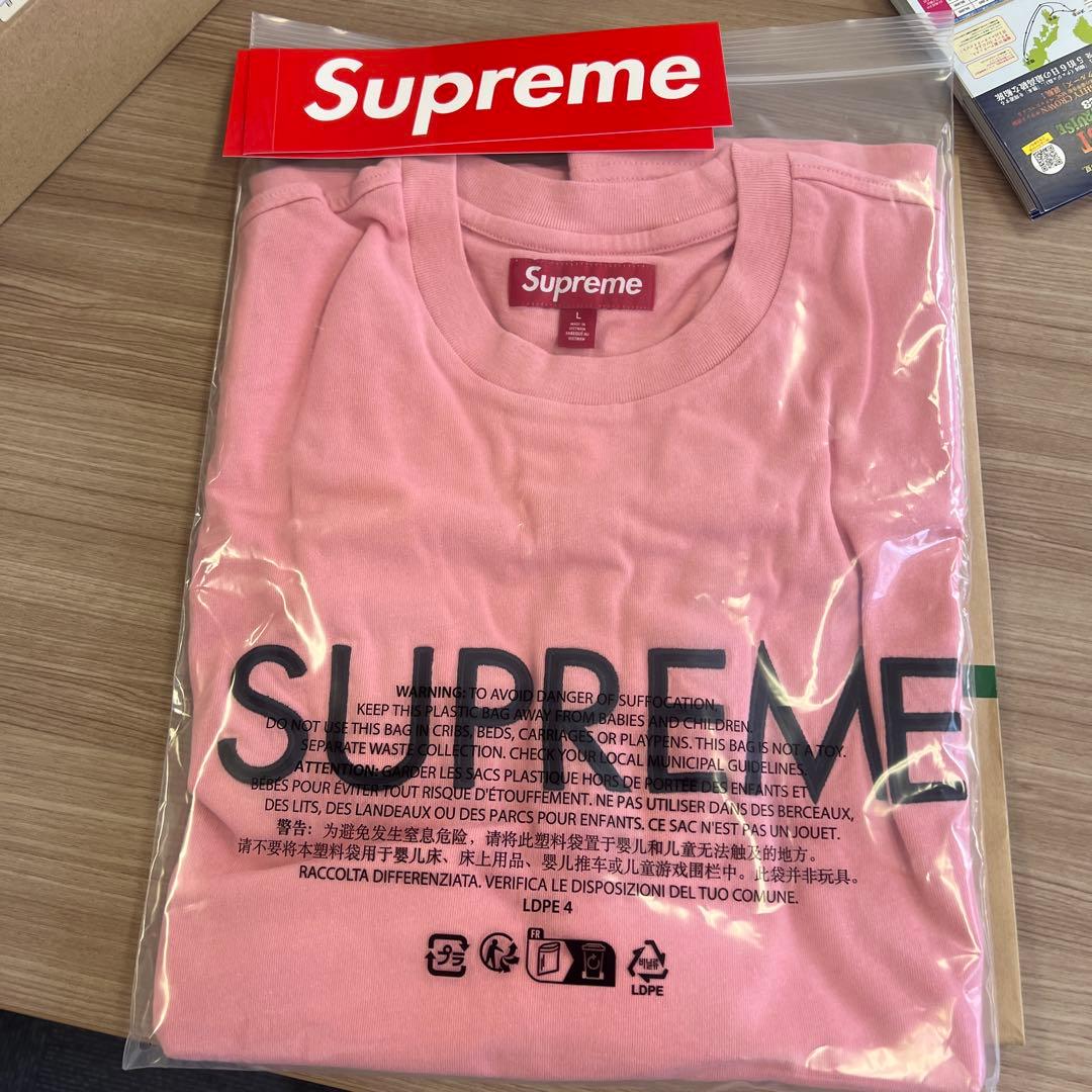 SUPREME Capital S/S Top ピンク