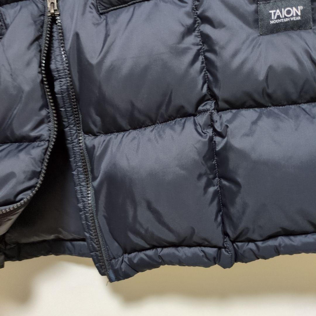 TAION マウンテンパッカブルボリュームダウンコート ブラック L