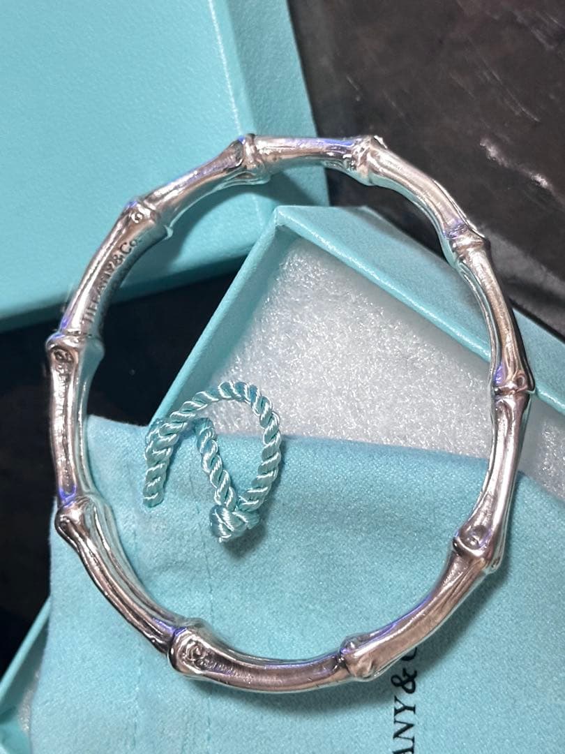 美品　Tiffany&Co. ティファニー　バンブー バングル ブレスレット