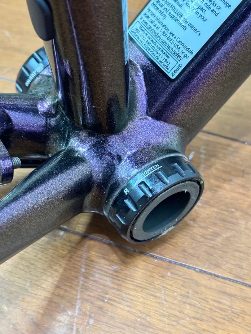 cannondale トップストーン2 フレーム販売　フレームバッグ付