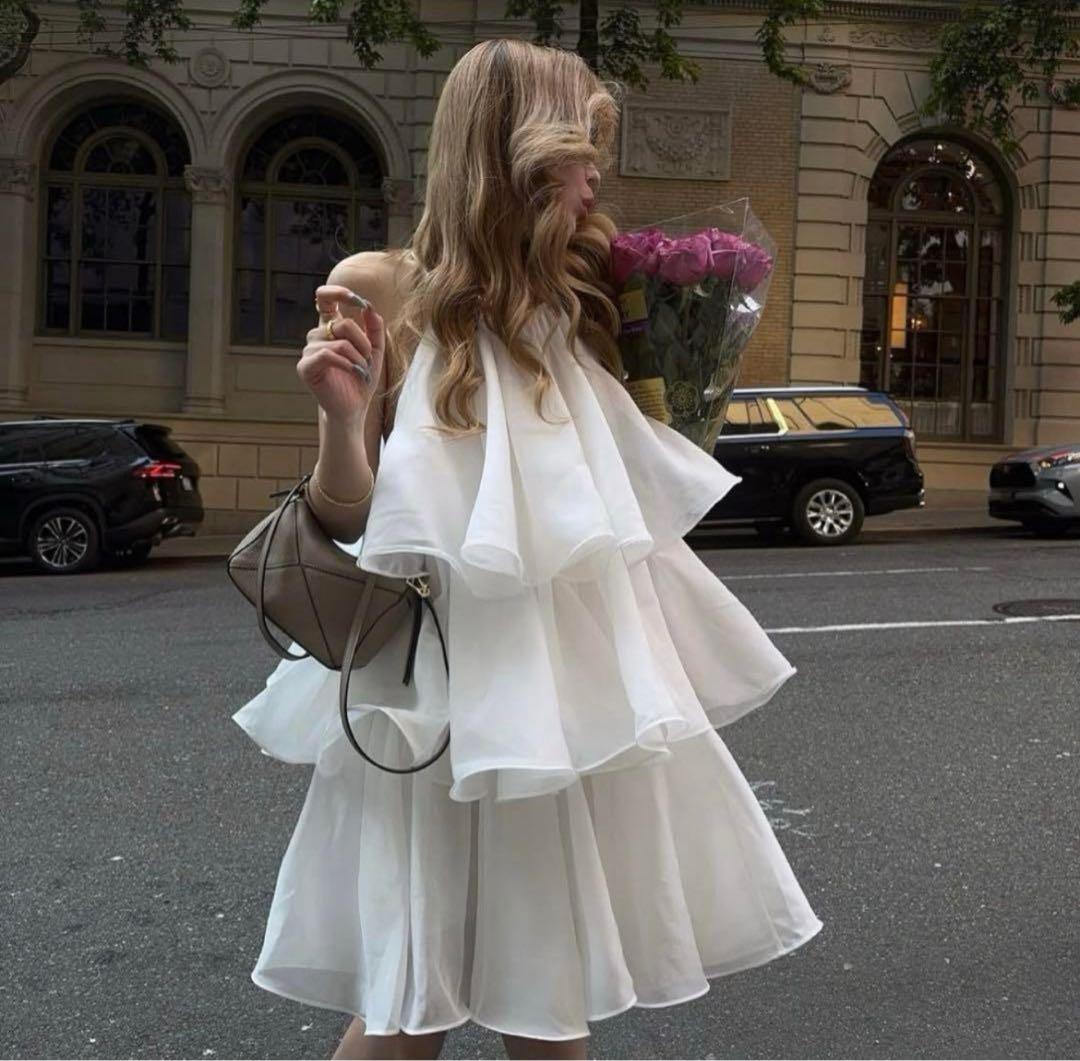 THE TOE Hesiod Frills Dress Mサイズ