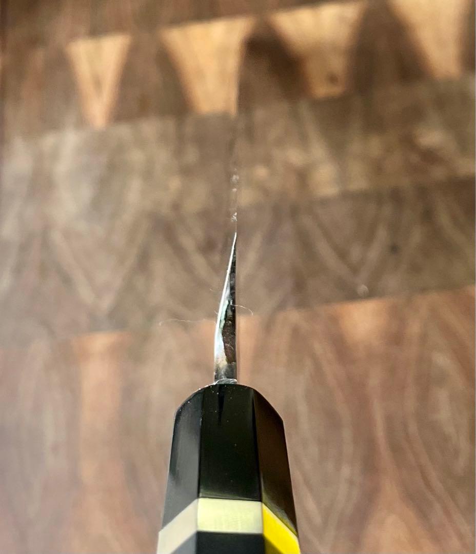 堺打刃物　水本焼　柳刃　尺一　包丁 　刺身　青鋼　水野鍛錬所　黒檀