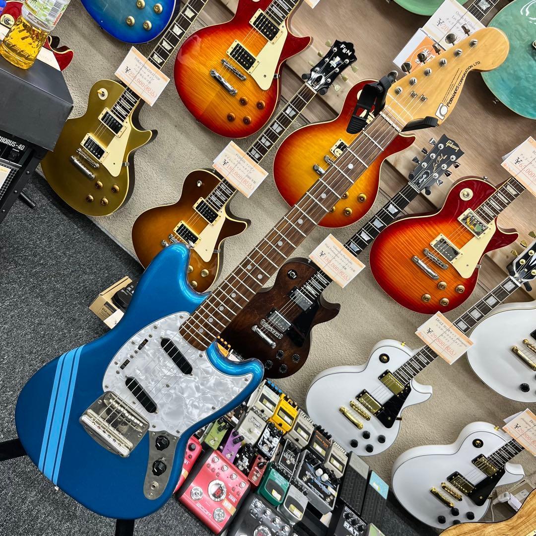 【11325】FERNANDES FMT-50 石ロゴ ムスタングタイプ ブルー