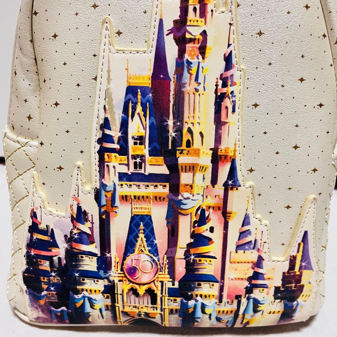 ディズニーストア　wdw 50周年　loungefly リュック