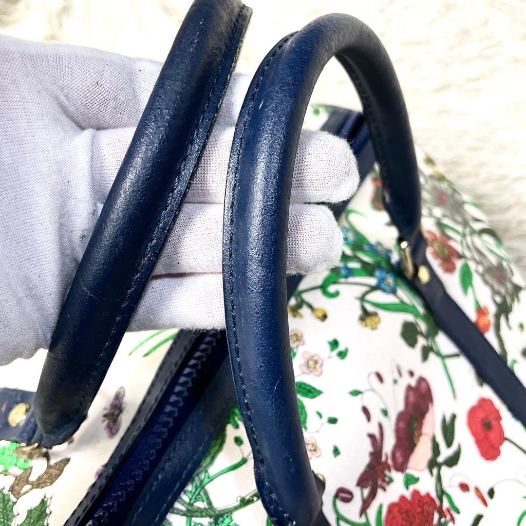 グッチ GUCCI ボストンバッグ 花柄 大容量 レディース ハンドバッグ
