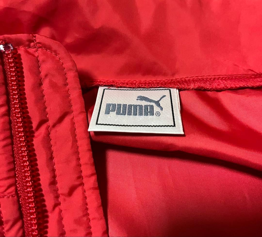90s PUMA プーマ ヴィンテージピステ上下セット レッド/ベージュ S