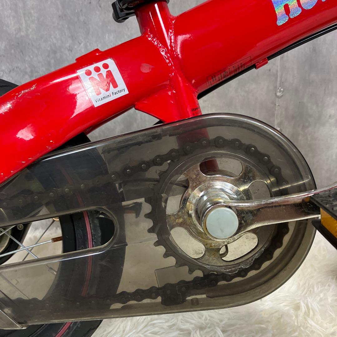 【極美品】へんしんバイク 12インチ 赤 レッド