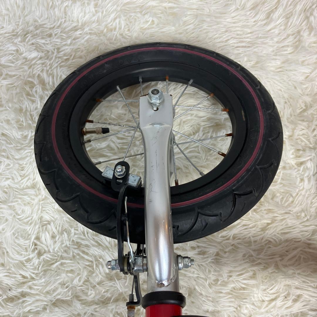 【極美品】へんしんバイク 12インチ 赤 レッド