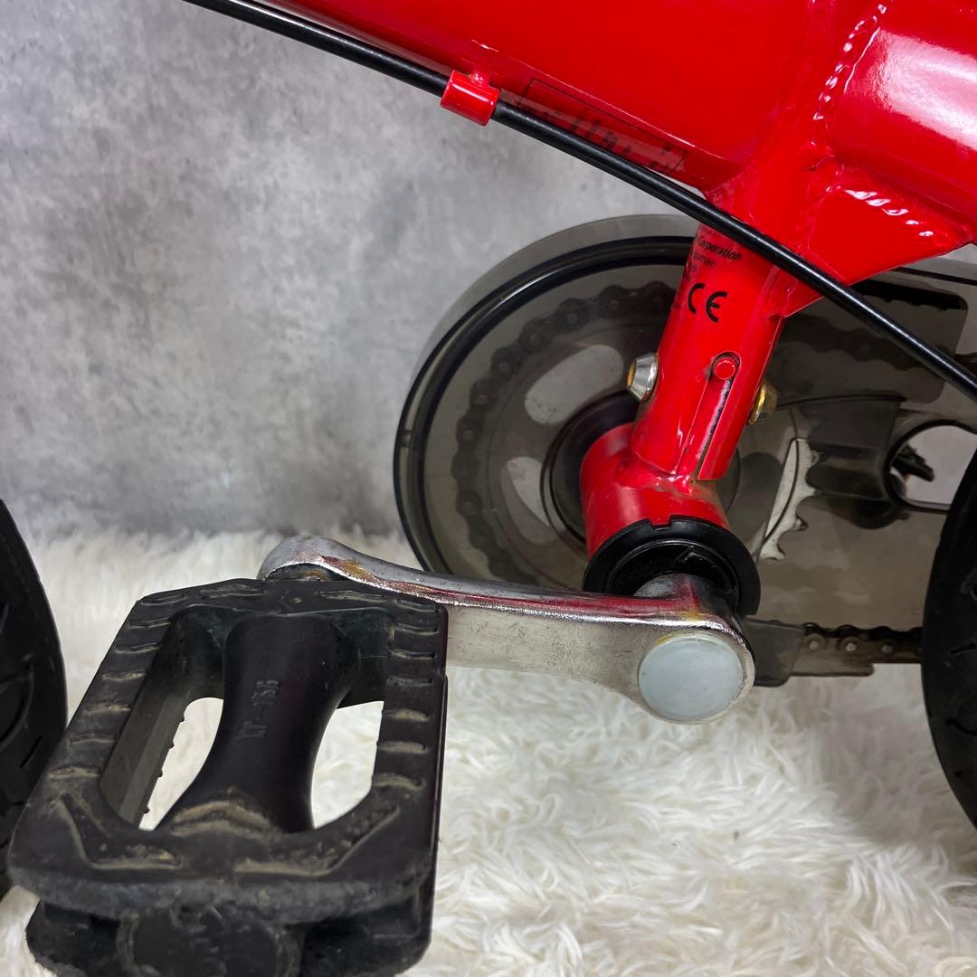 【極美品】へんしんバイク 12インチ 赤 レッド