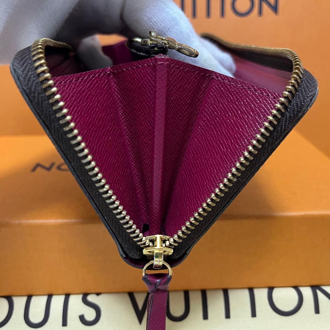 極美品ルイヴィトン長財布モノグラムポルトフォイユクレマンスフューシャ