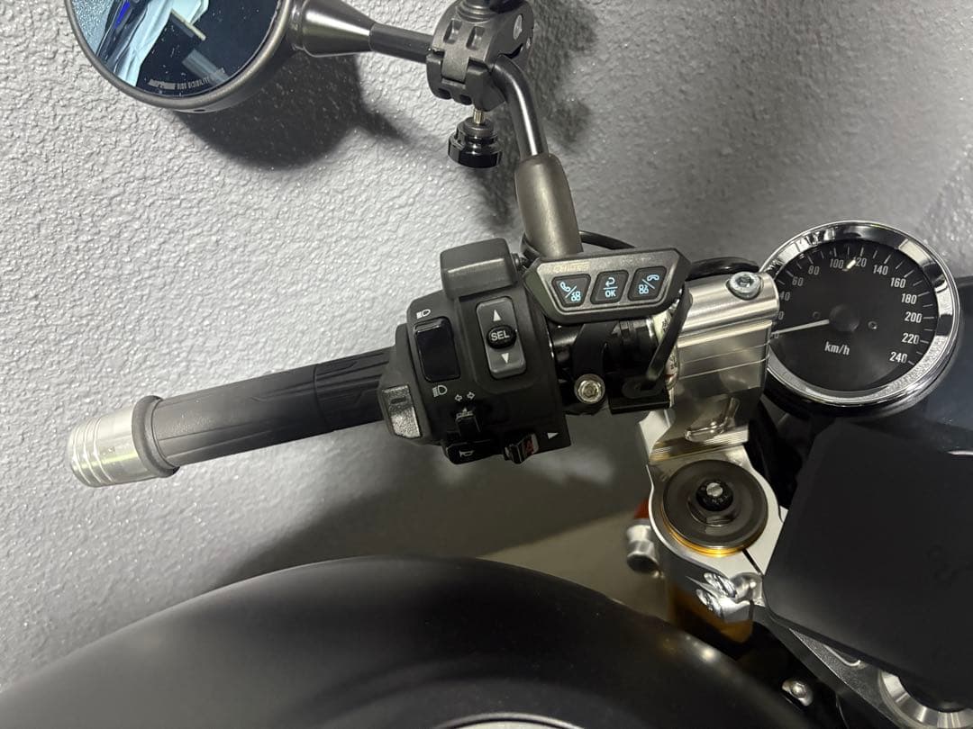 z900rsセパレートハンドル　オーバーレーシングシルバー⭐️クラッチワイヤー付き