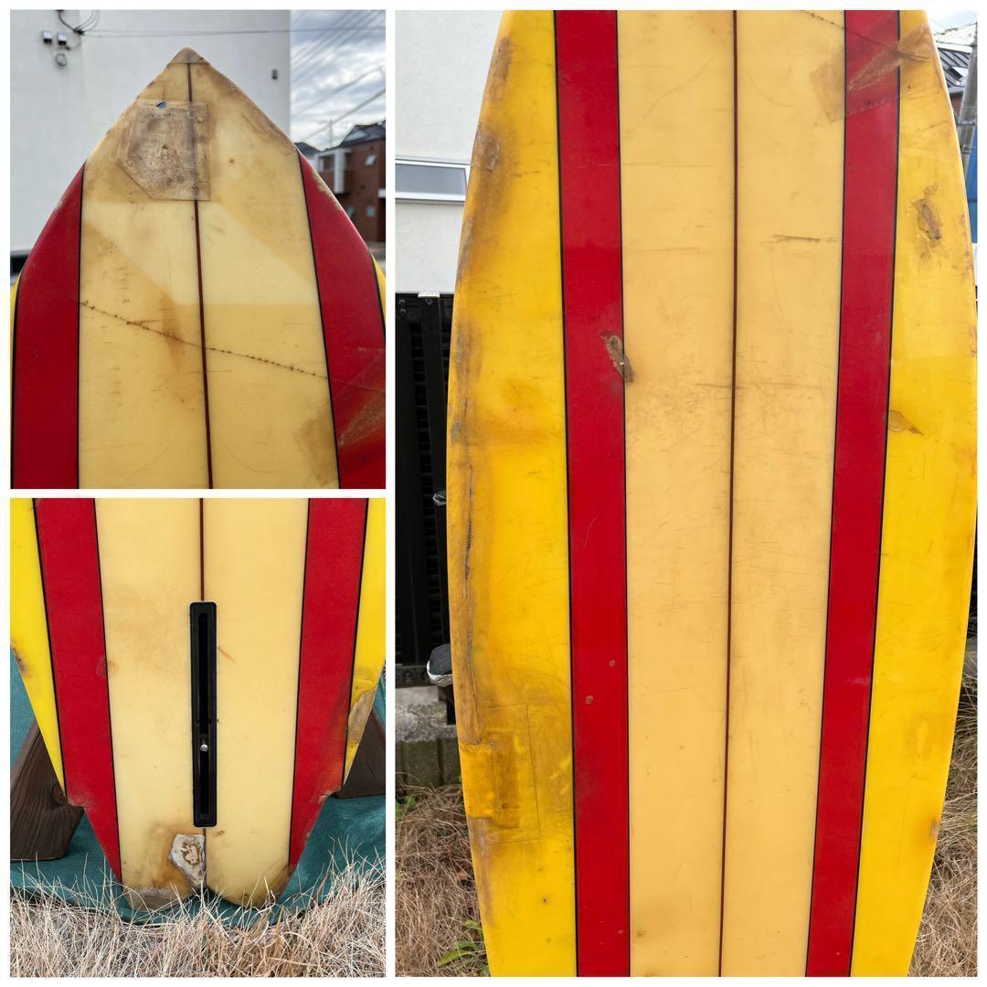 最終値下げ！！【ビンテージ！希少！】ゴッデス　サーフボード 　シングルフィン