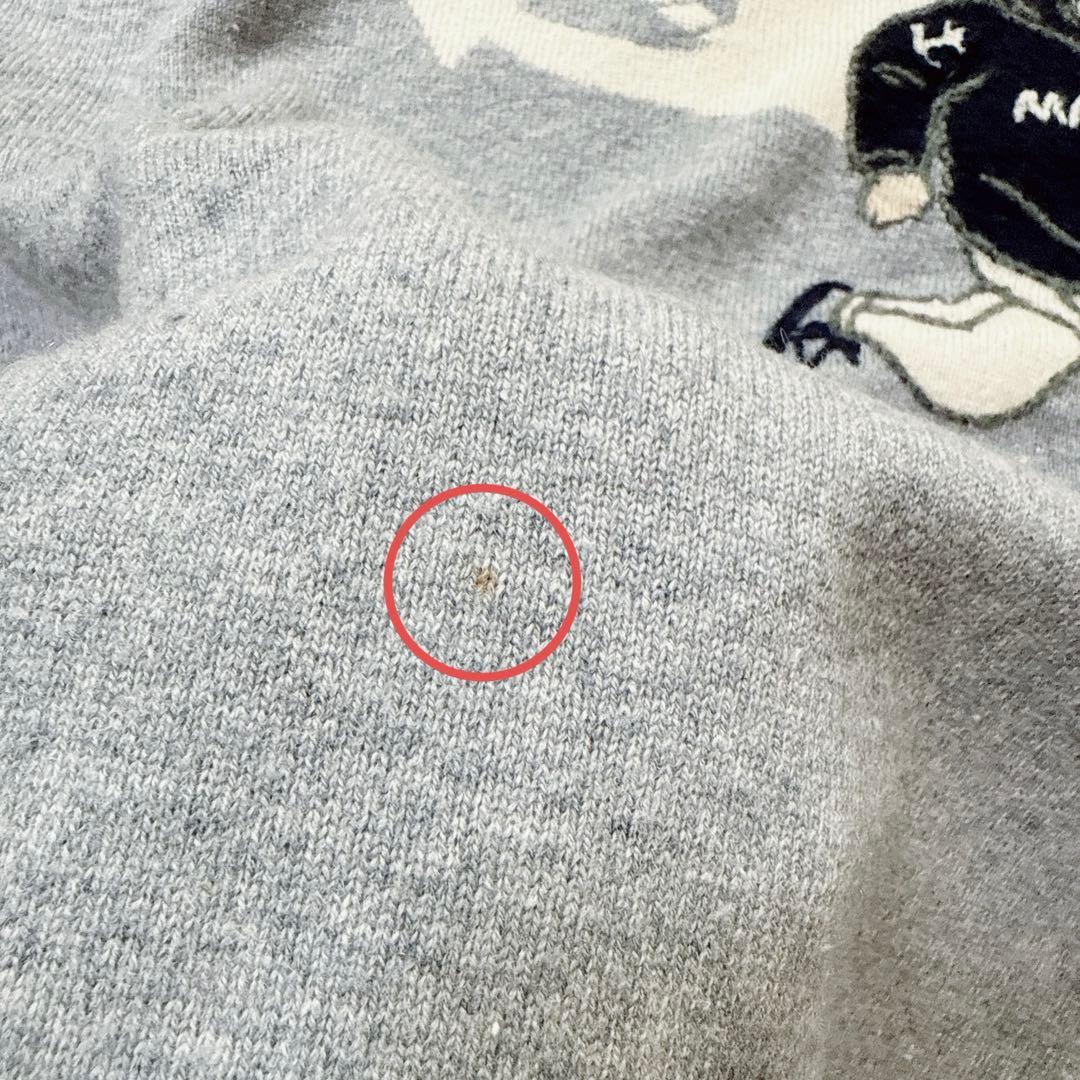 SINA COVA シナコバ メンズ カシミヤ100% セーター グレー LL