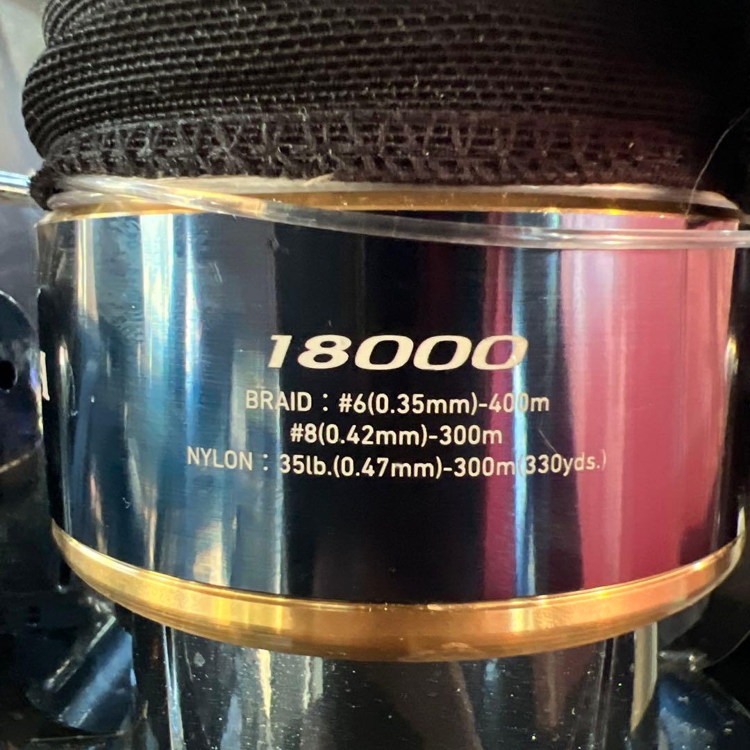 DAIWA SALTIGA 18000８号高級PEライン　ルアー3個付き