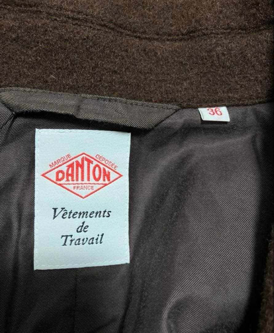 DANTON ダントンのウールチェスターコート　送料無料　36サイズ