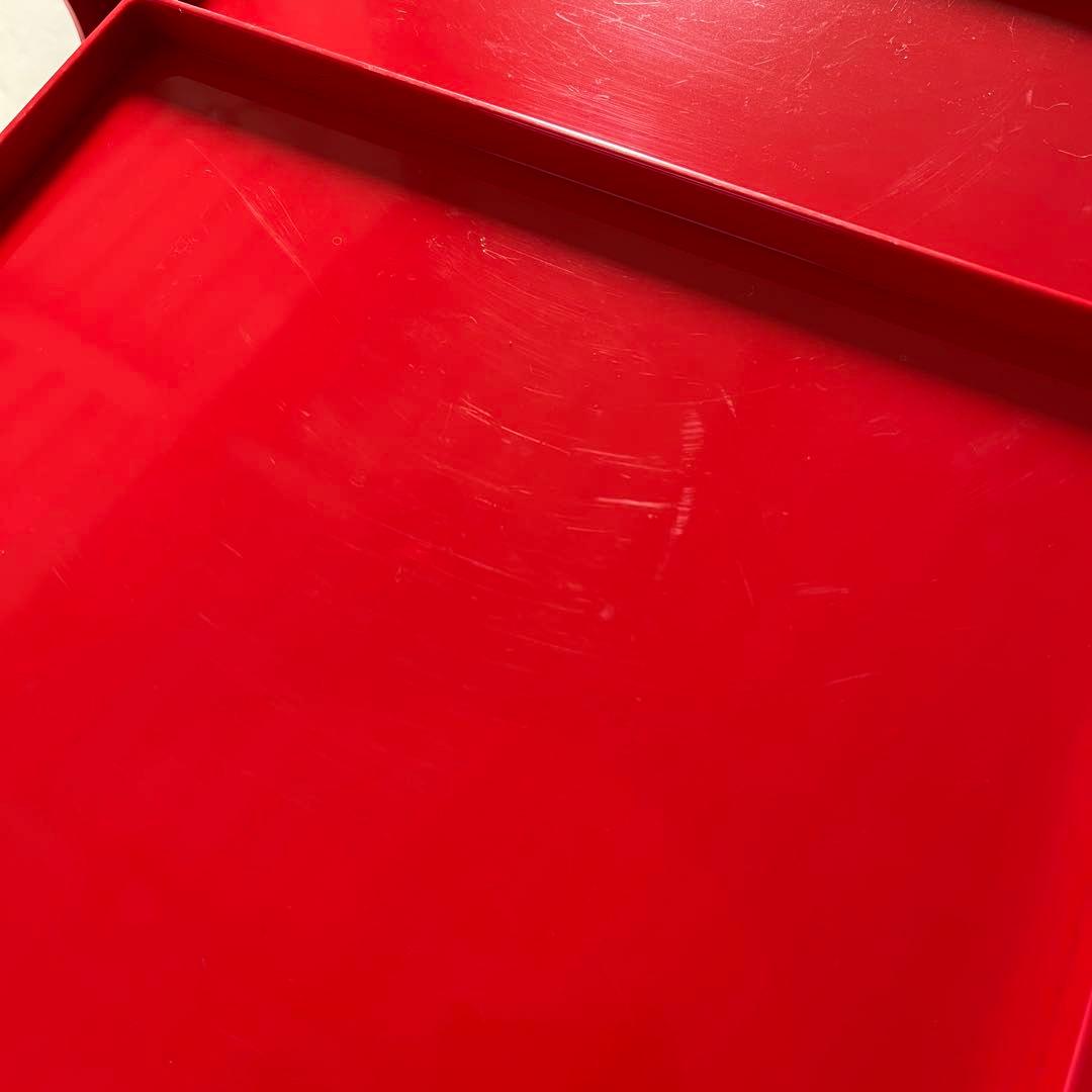 【正規品】Joe Colombo B-LINE ボビーワゴン 2段 レッド