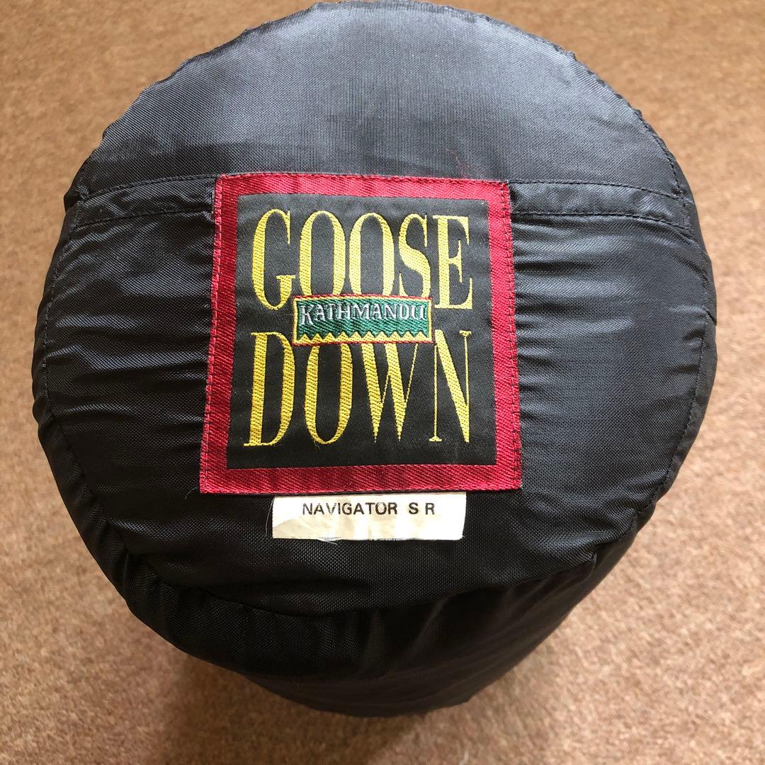 アウトドア寝具 KATHMANDU  DOWN SLEEPING BAG NAVI