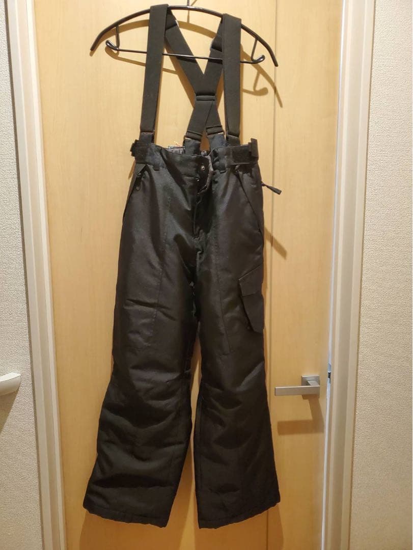 子ども用スキーウェアセット 黒白