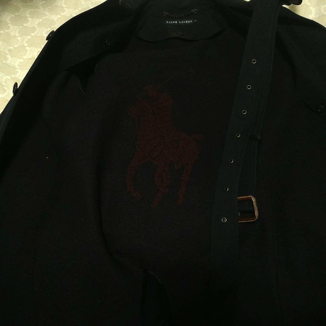 新品】Ralph Lauren ネイビー ステンカラーロングコート 7号 - メルカリ