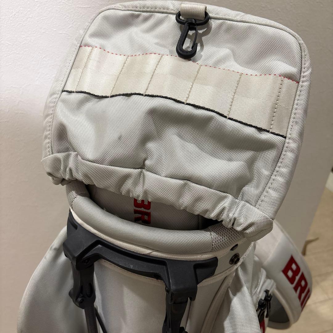 BRIEFING 美品 限定品 キャディバッグ グレー×赤