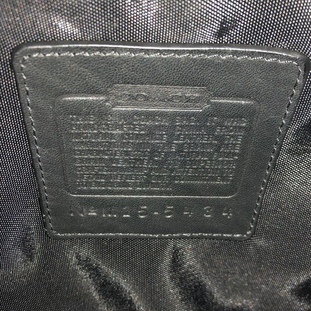 コーチ ショルダーバッグ サコッシュ 5434 グラブタンレザー ブラック